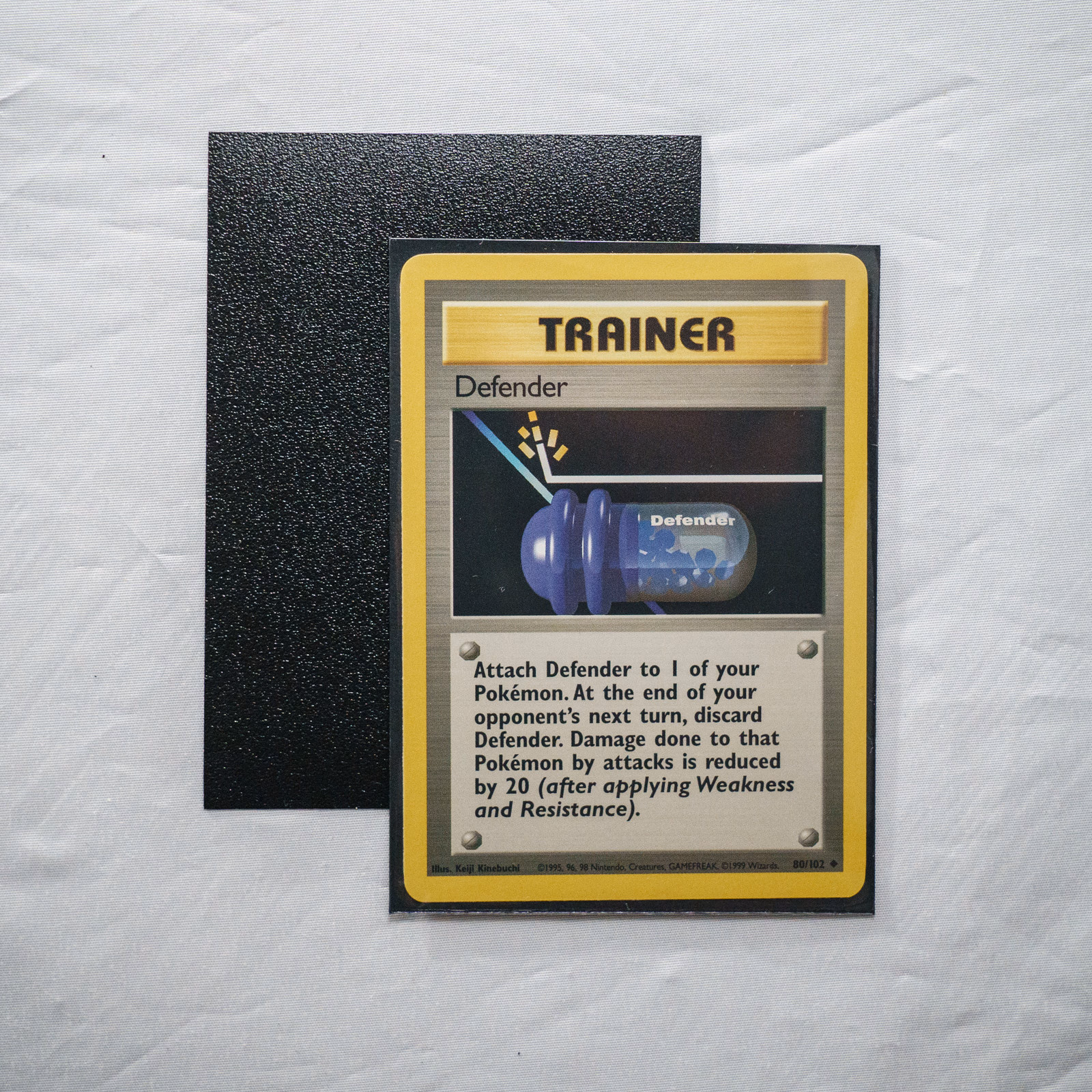 Guardian Black, sleeve and sleeved card view