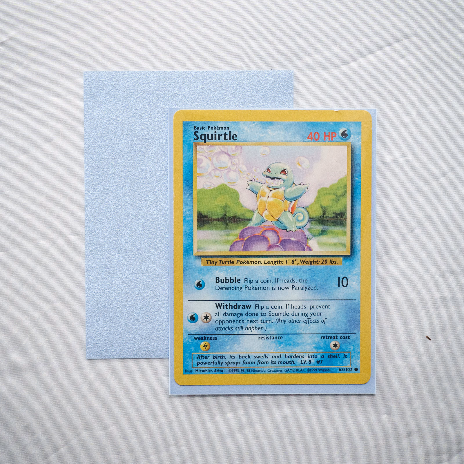 Guardian Lake Blue, sleeve and sleeved card view
